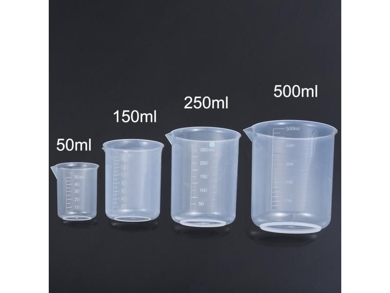 50/150/250/500ML Clear Plastic Liquid Measuring Cups Handmade DIY Jewelry Carousel 2