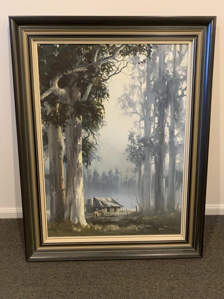 Painting by Brian Baxter an original oil Carousel 1