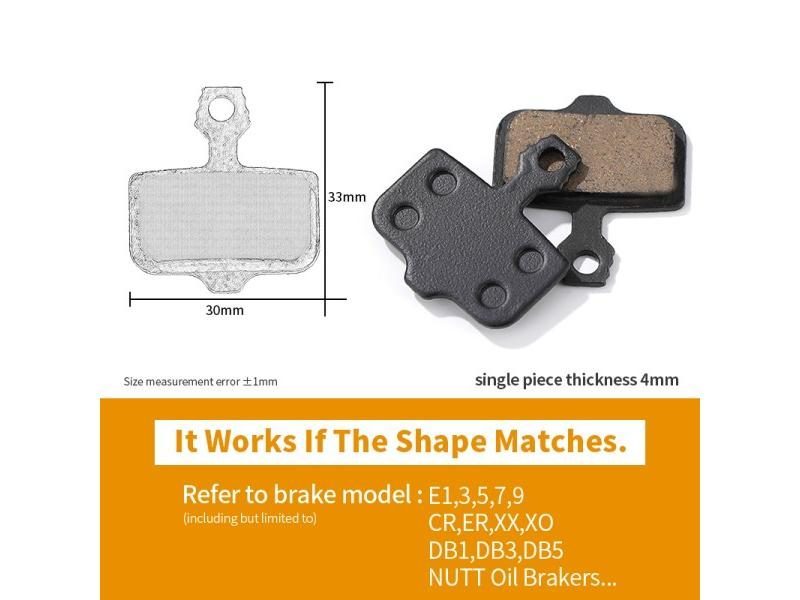 4 Pairs Bicycle Bike Cycling Disc Brake Pads For SHIMANO SRAM AVID HAYES Magura Carousel 1