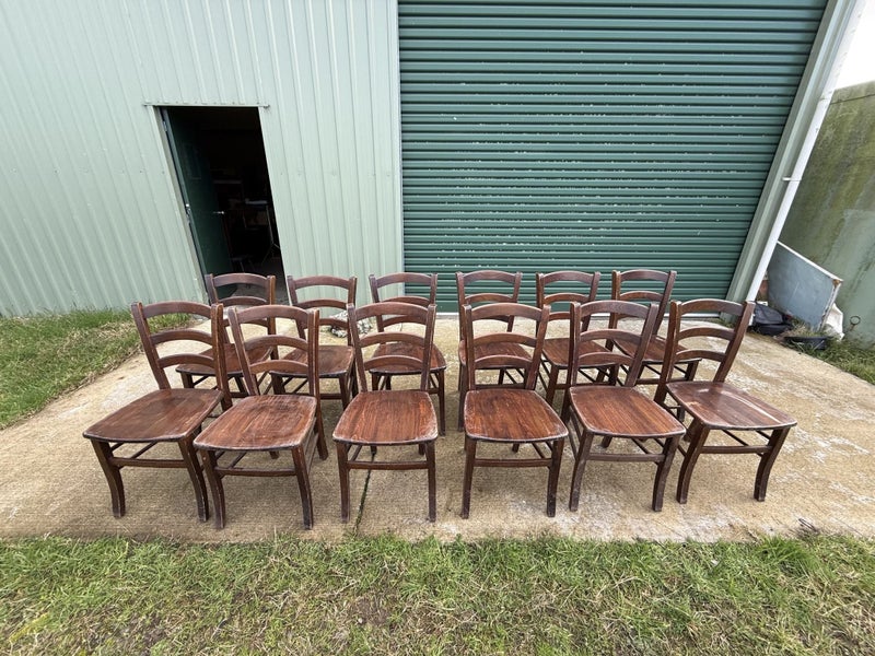 Cintesi Elm Wooden Chairs x 12 Carousel 1