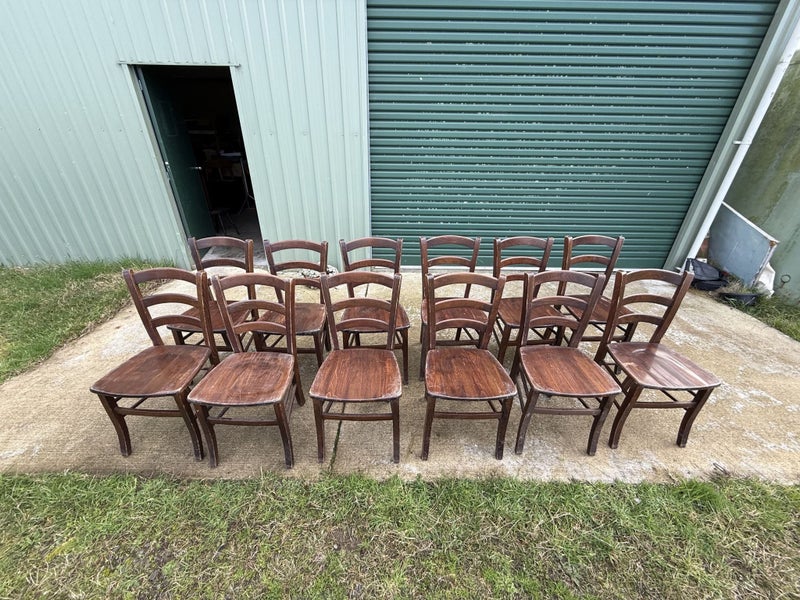 Cintesi Elm Wooden Chairs x 12 Carousel 2