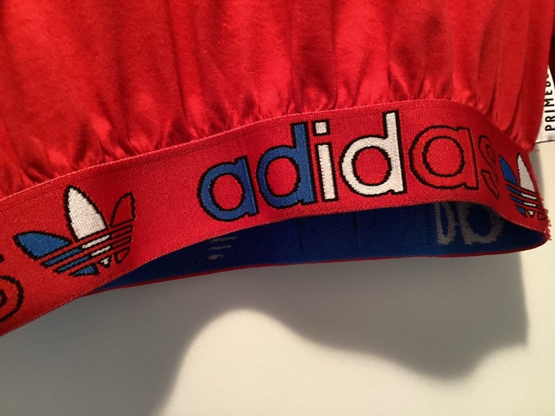 ADIDAS Prime Blue Crop Tee Red (Size 8)62866850349826112
