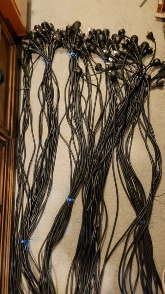 Aprox 80 2.5m iec power leads for computers etc Carousel 1