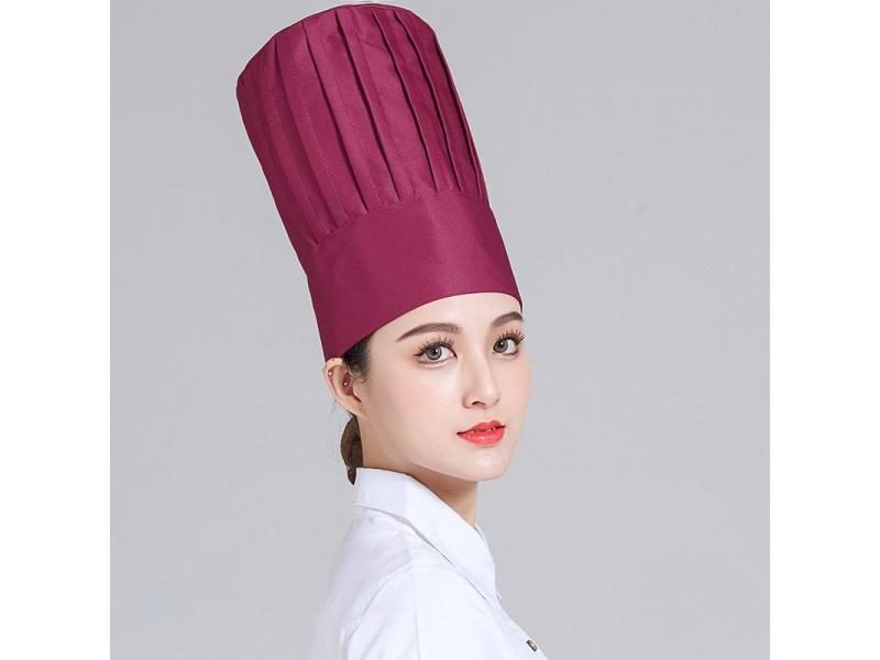 Hotel Unisex Chef Top Hat Catering Cooking Caps Restaurant Man Kitchen Hat Carousel 1