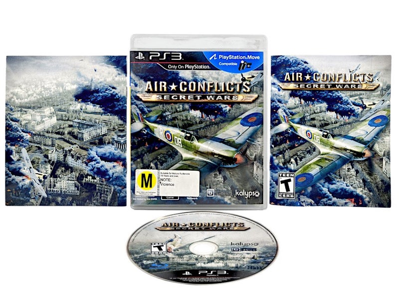 Air Conflicts: Secret Wars (PS3 - ALTERNATE PRINT) *MINT COMPLETE* Carousel 1