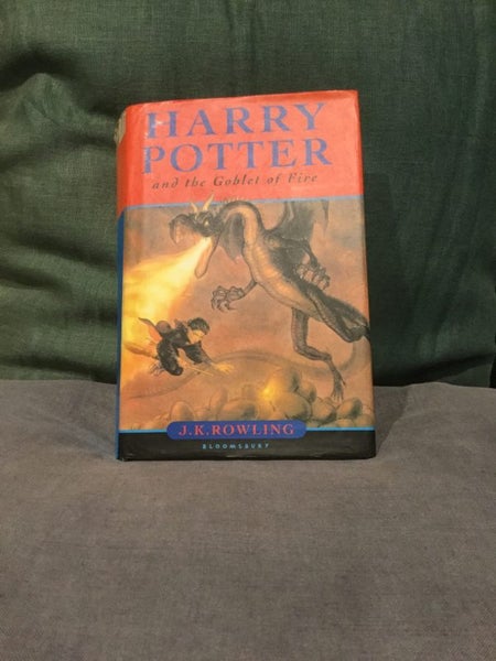 First edition seventh printing hardcover Harry Potter and the goblet of fire. Carousel 1