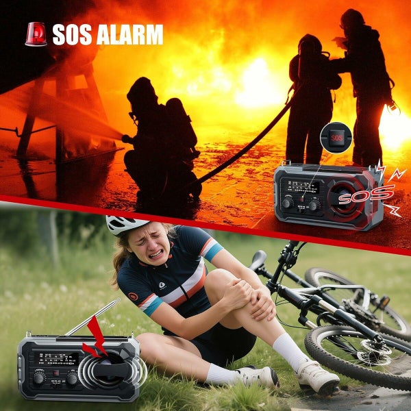 Hand Crank Emergency Radio Carousel 8