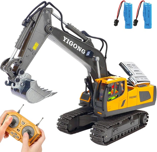 Remote Control Excavator 11 Channel RC Excavator Truck Toy Carousel 2