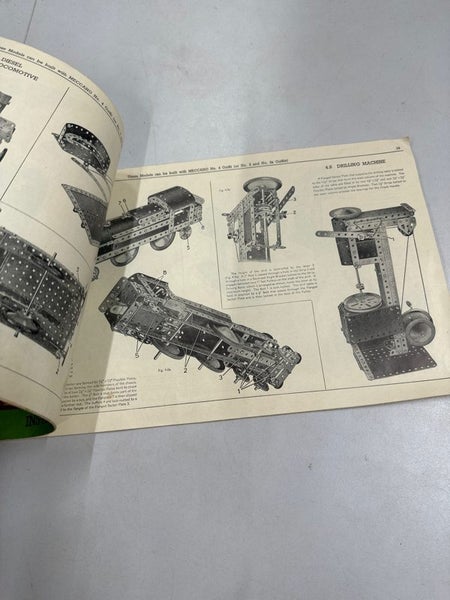 Meccano 1953 Outfit 4 Instruction booklets - Excellent Carousel 2