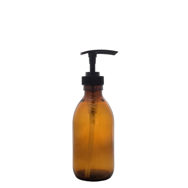 Kates Amber Glass Soap Bottle 200ml Carousel 1