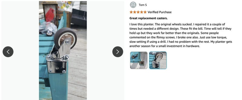 New Caster Wheels Set Clearance Carousel 9