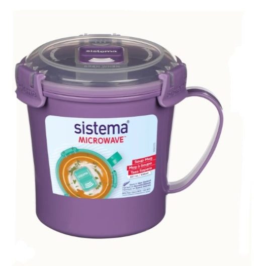 Sistema Microwave(TM) 656ml Medium Soup Mug Colour Carousel 1