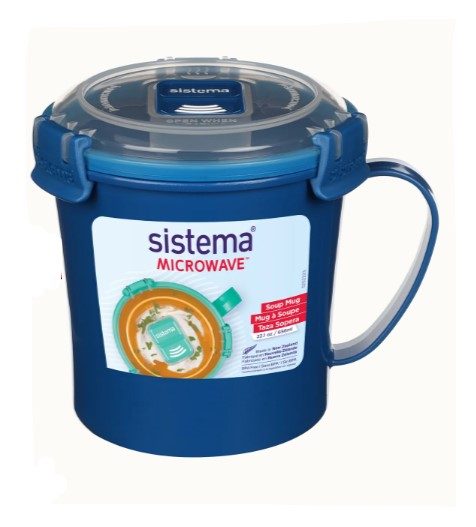 Sistema Microwave(TM) 656ml Medium Soup Mug Colour Carousel 2