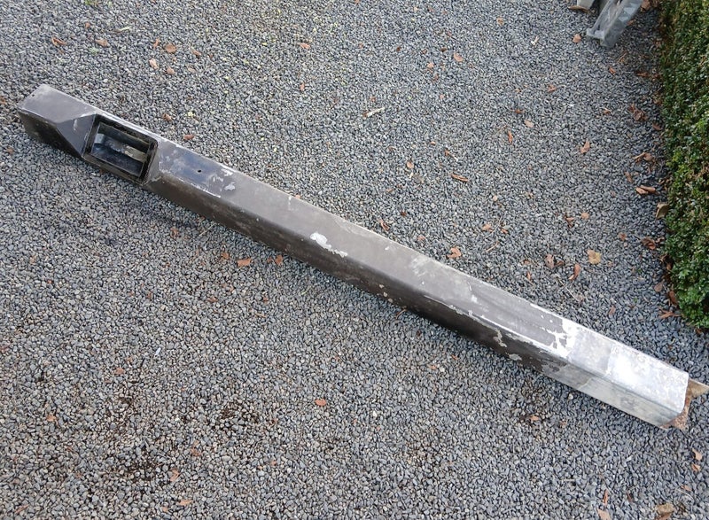 DRIVEWAY GATE - Automatic Control Panel Post - Galvanized Carousel 1