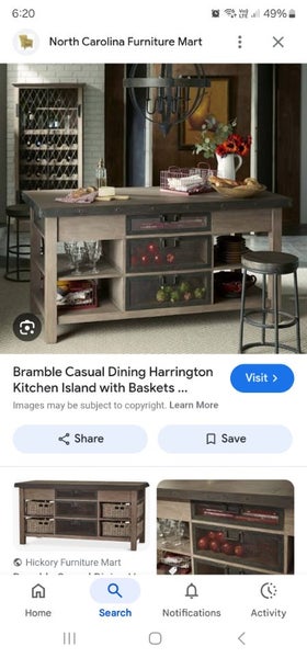 Bramble Mahogony Kitchen Island62864734961923111