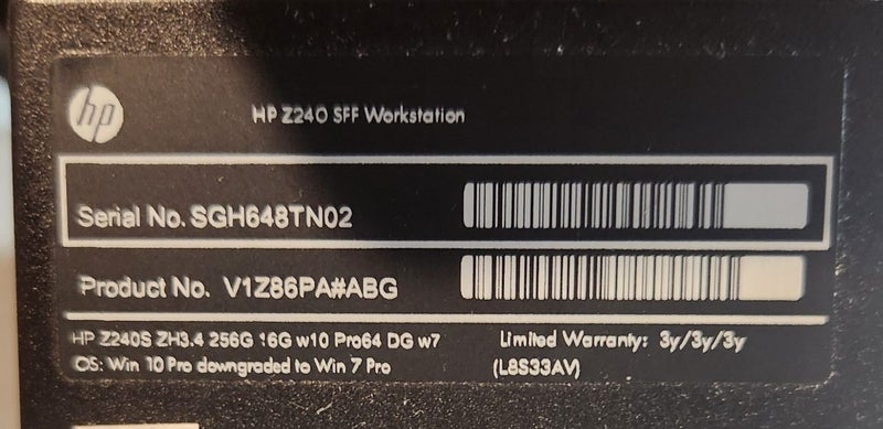 HP i7-6700, 500GB SSD, 16GB Ram, Bluray Burner62863222179458113