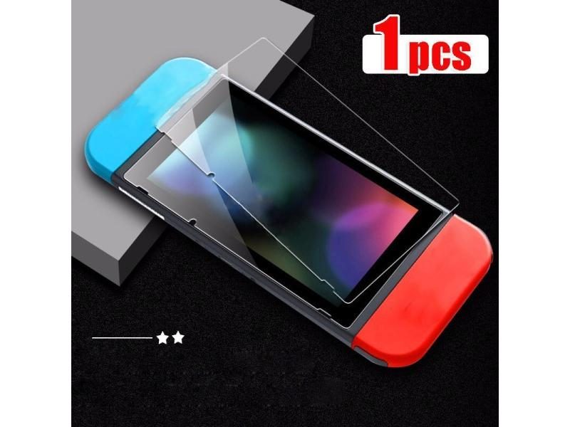 3 In 1 For Nintendo Switch Transparent Back Hard Case Tempered Glass Screen Carousel 1