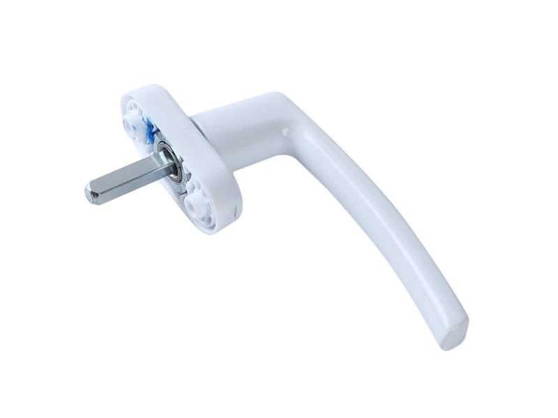 White Aluminum Alloy Window Handle With Locks Universal Door Handle Key Locking Carousel 1