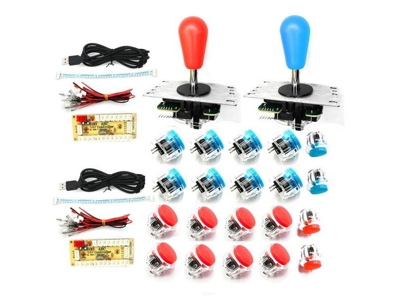 Arcade Game Diy Joystick Clear Push Button Zero Delay Usb Board Controller For Carousel 1