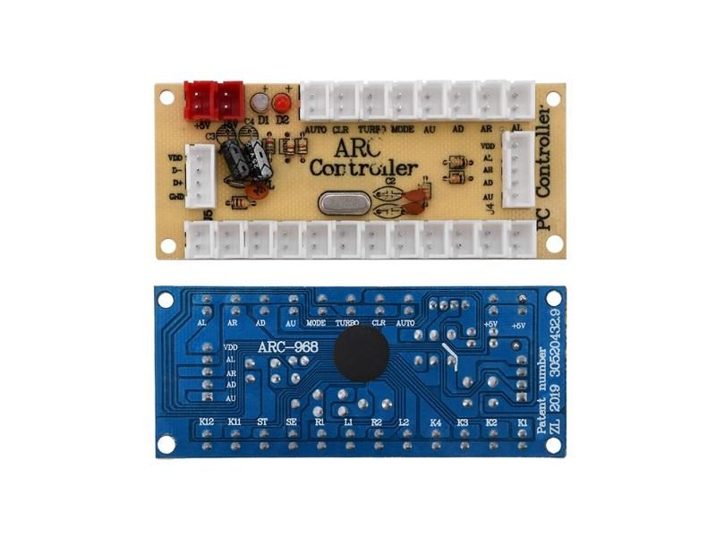 DIY Zero Delay Arcade USB Encoder PC To Joystick Arcade Rocker Circuit Board Carousel 1