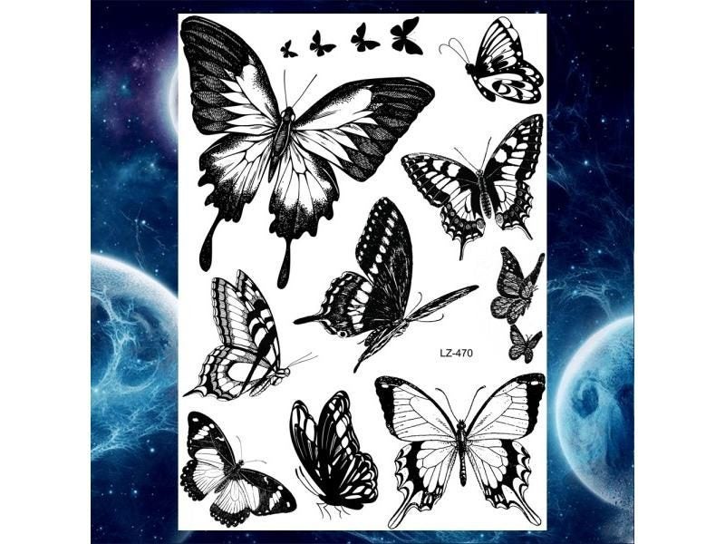 YURAN Ankle Flora Cherry Lavender Flash Fake Waterproof Tattoos Temporary Women Carousel 1