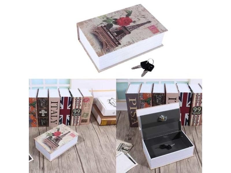 Secret Hidden Safe Security Box Of Dictionary Book Shape Key Box For Money Cash Carousel 1