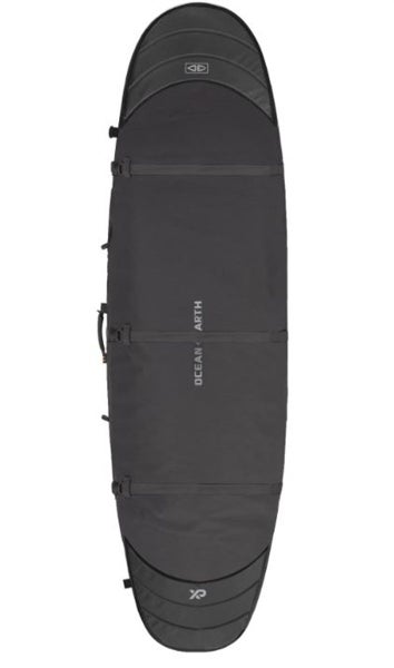 Ocean & Earth HYPA Longboard Surfboard Bag 2 Board Black Size 9'6 Carousel 1
