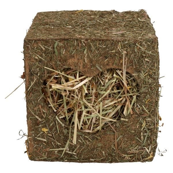 2PK Small Animal Guinea, Rabbits Boredom Breaker Large Hay Cube 20x20x20cm Carousel 2
