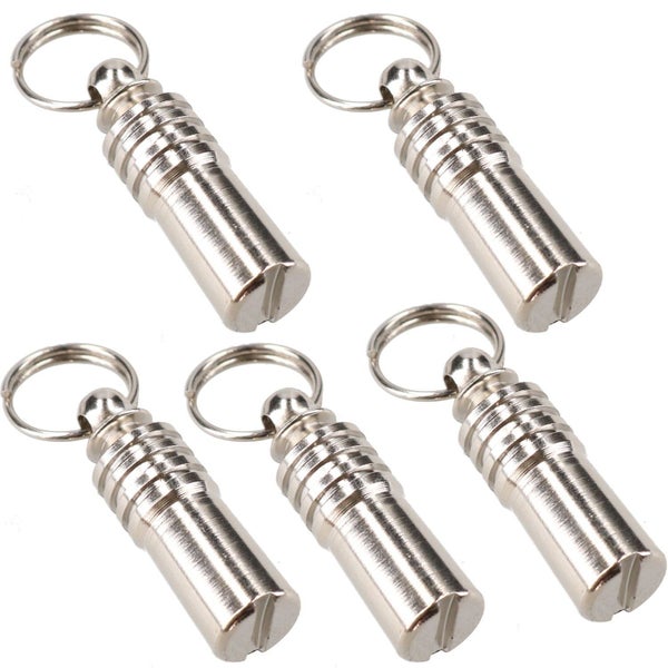 Dog Cat Pet Identity Tube ID Tag 3cm With 0.5cm Round Barrel Carousel 12