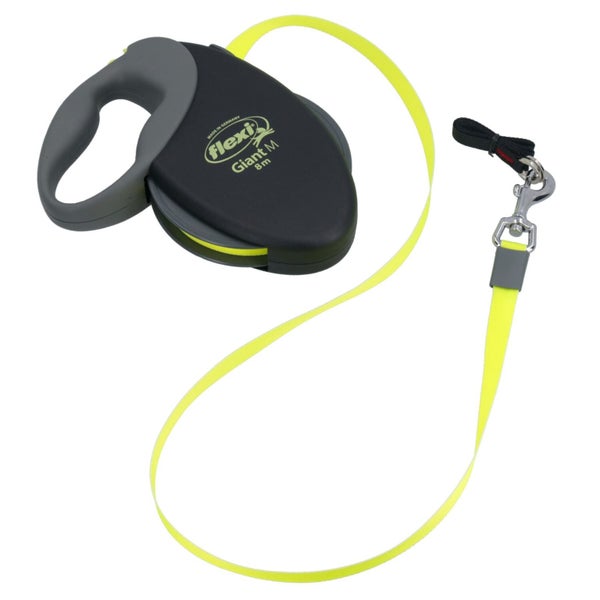 Giant M 8M Neon Yellow Sturdy Retractable Extending Lead Dog Walking Training Carousel 6