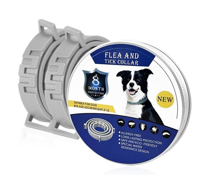 Adjustable Anti Flea and Tick Neck Collar For Dog Cat Pet Carousel 1