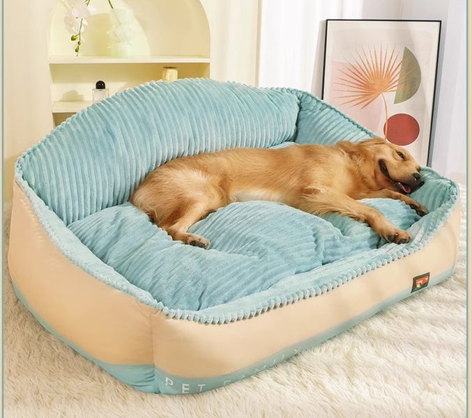 Size 120cmx90cmx46cm High back bolster comfort Pet bed Dog Bed Super Thick Warm63616529916163111