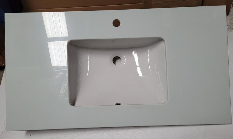 Engineered stone vanity top white Carousel 2