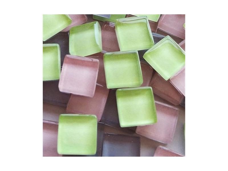 100g Colorful Glass Mosaic Tiles 1cm Square Mosaic Craft Materials For Carousel 1