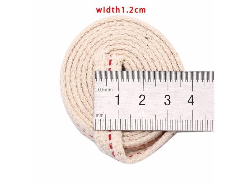 Length 1 Meter Kerosene Lamp Wick Braided Cotton Wick Flat Cotton Oil Lamp Wick Carousel 1