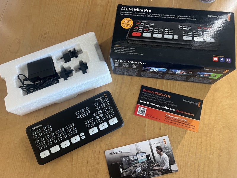 Blackmagic ATEM Mini Pro live video switcher Carousel 1
