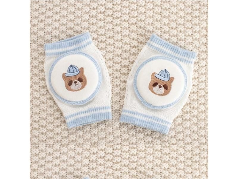 Cartoon Baby Knee Pads Cotton Mesh Crawling Elbow Toddler Protector Infant Carousel 1
