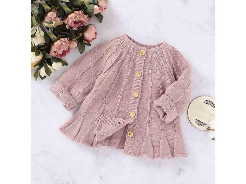 Baby Girls Sweater Pullover Jumper Carousel 1