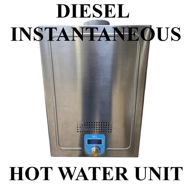 Instant Diesel Hot Water System Heater Portable Shower Caravan Outdoor Not Gas Carousel 1