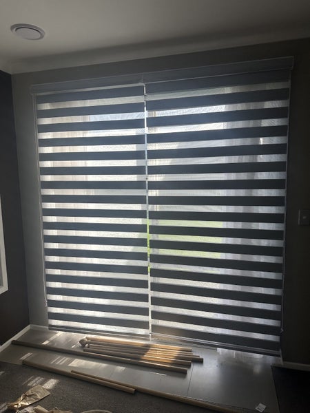Grey Zebra blinds ( Blackout) Carousel 2