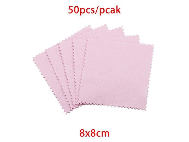 10-50pcs Polish Polishing Cloth Silver Color Cleaning Polishing Cloth Soft Carousel 1