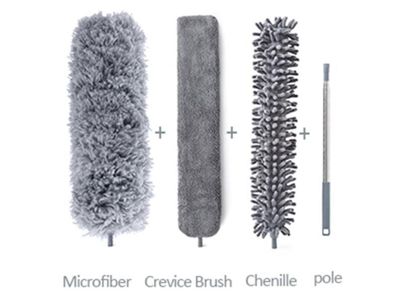 2.5m/100inch Dust Cleaner Sofa Extendable Duster Removal Floor 1.4m Gap Brush Carousel 1