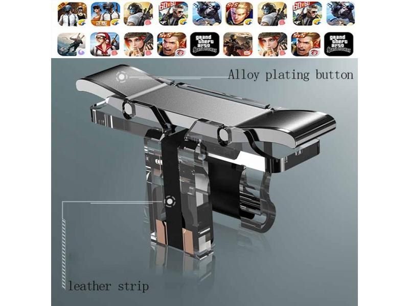 2PCS Gaming Trigger For Mobile Phone PUBG L1R1 Shooter Controller Game Fire Carousel 1