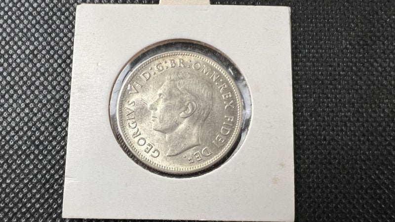 1952 Australian One Florin Silver Coin - Uncirculated - Lot E531 Carousel 2