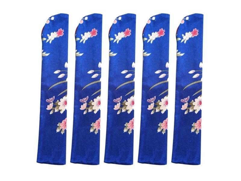 Elegant Folding Hand Fan Bag Holder Dustproof Protector Case Cover Wedding Carousel 1