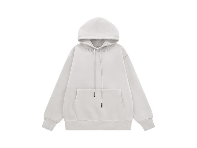 INFLATION Winter Mens Thick Fleece Hoodies Unisex Hip Hop Plain Hoodies Carousel 1