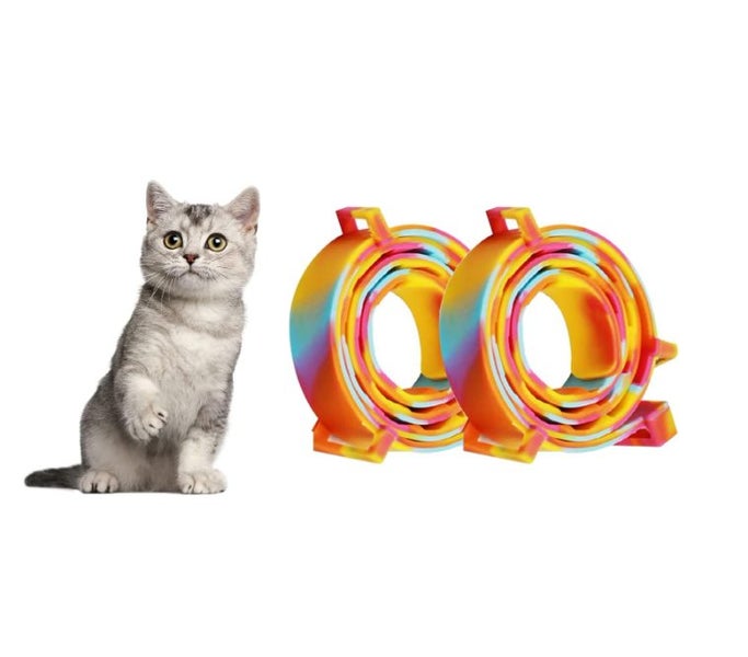 Anti-Flea & Tick Cat Collar 38cm Adjustable, Waterproof Carousel 2