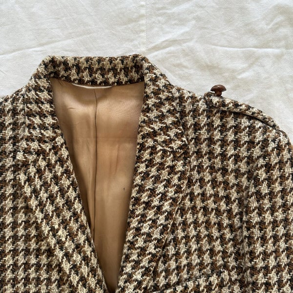 Vintage 1960s Goldwyn by Arthur Gill Tweed Pure Wool Blazer Coat NZ Made62985126784642112