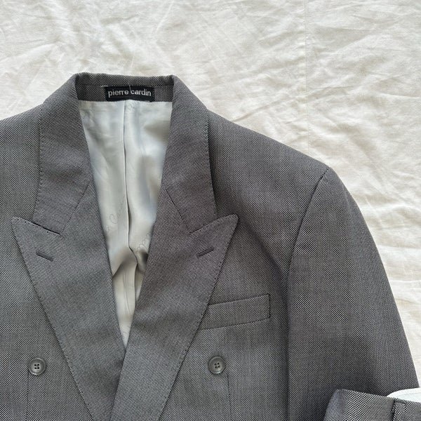 Vintage 1980s Pierre Cardin Paris Double Breasted Suit Carousel 2