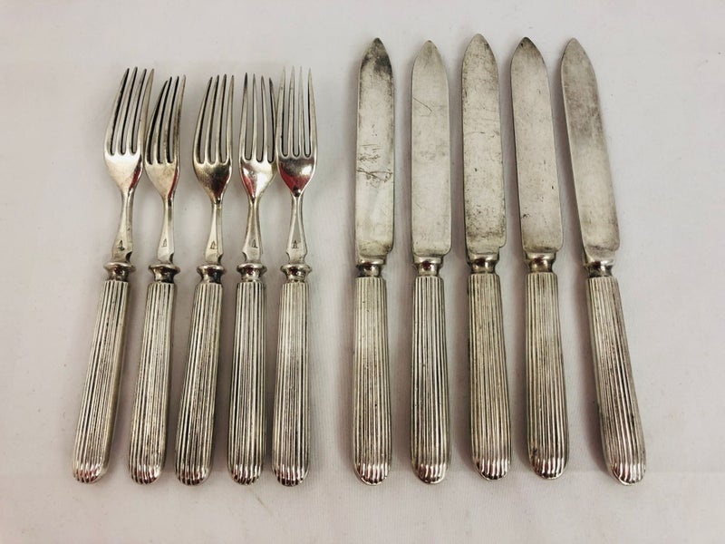 Northern Steamship Co. Early Fruit Knives and Forks - Set 5 (21135) Carousel 2